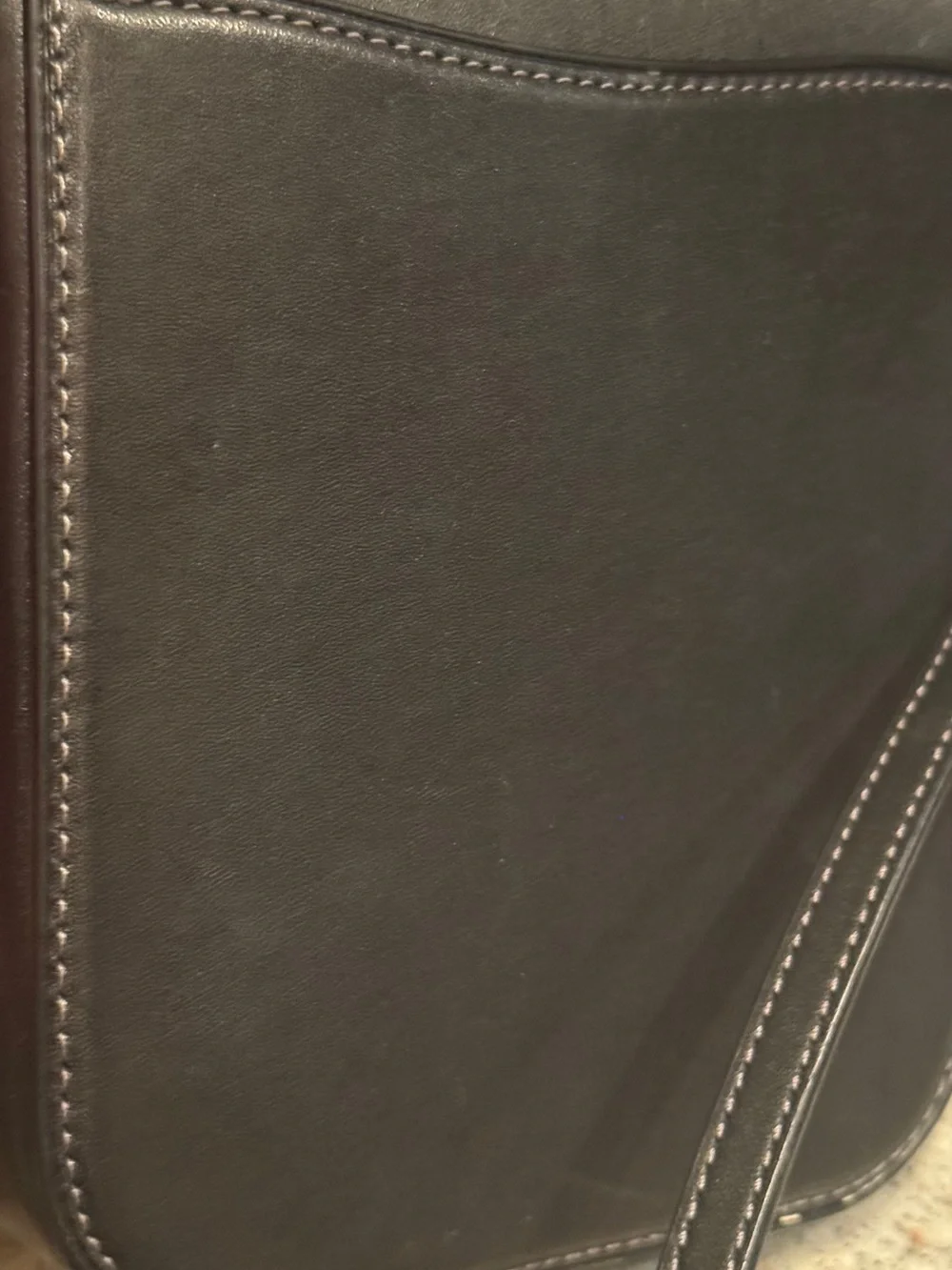 COACH Tall Studio Crossbody in Black Glovetanned Leather (Style CA057)